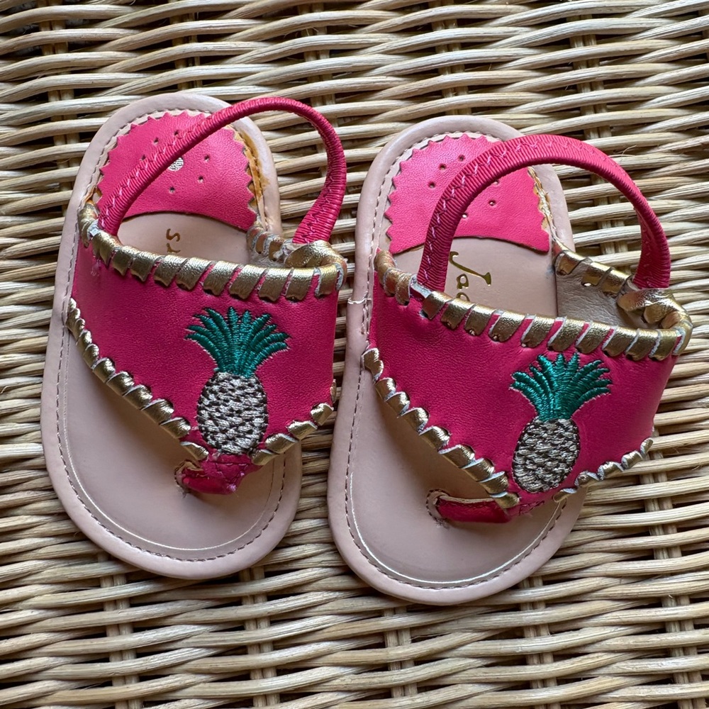 Baby. Pink Pineapple Jack Rogers - Picture 4 of 9